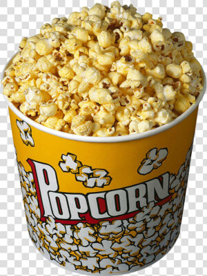 Popcorn In Bucket Png Image   Bowl Of Popcorn Png  Transparent Png