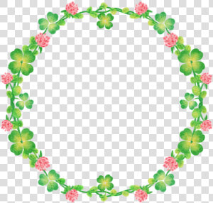 Floral Clover Wreath Free Picture   Wreath  HD Png Download