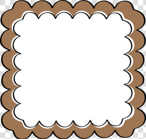 Free Stock Brown Scalloped Frame Clip   Paparazzi Mystery Grab Bags  HD Png Download