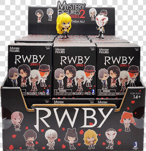 Rooster Teeth 4 Blind Boxes Rwby Series 1 Vinyl Mystery   Rwby Blind Box Series 2  HD Png Download