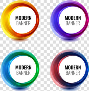 Modern Banner Png   Vector Image Abstract Modern Banner Collection  Transparent Png