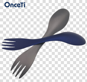 Titanium Ultra light Spork With 2 In   Fork  HD Png Download