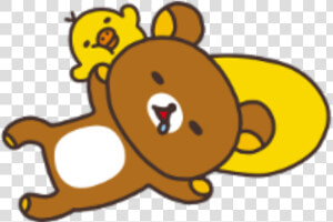  rilakkuma  kiiroitori  lazy  relax  kawaii  freetoedit   Cartoon  HD Png Download