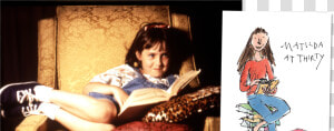 A Photo Of A Young Mara Wilson As Matilda In The Film   Matilda Roald Dahl  HD Png Download