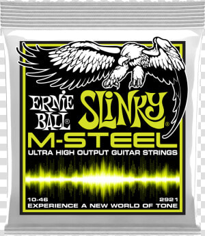 Ernie Ball Regular Slinky M steel 2921 Electric Guitar   M Steel Regular Slinky 2921  HD Png Download