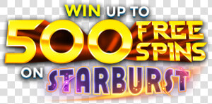 Starburst   Big Thunder Slots Logo  HD Png Download