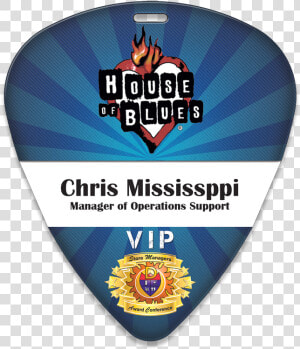 Hob Guitar Pick Pass   Guitar Pick Name Tag  HD Png Download