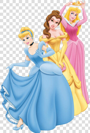 Disney Princesses Clipart   Princess Aurora And Cinderella  HD Png Download