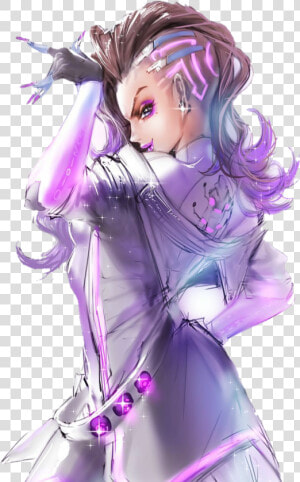 Transparent Sombra Png   Sombra Overwatch Transparent Fanart  Png Download