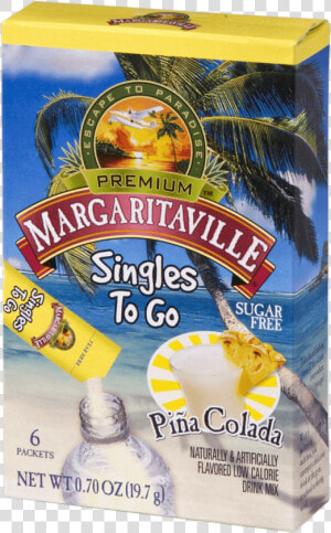 Margaritaville Piña Colada Singles To Go   Margaritaville Singles To Go  HD Png Download