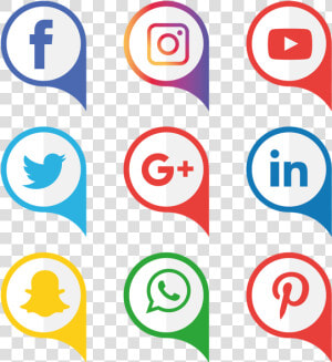 Communication Vector Social Network   Vector Social Media Logo  HD Png Download