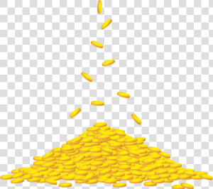 Gold Coins Falling Png   Pile Of Gold Png  Transparent Png