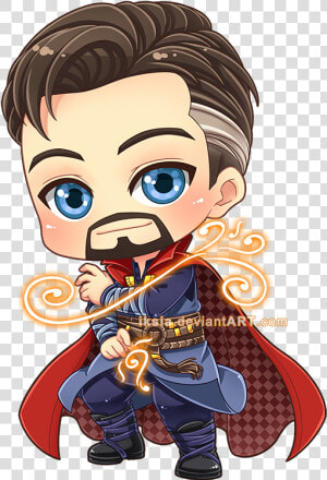 Galaxy Clipart Strange   Dr Strange Chibi  HD Png Download