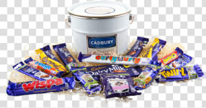 Cadbury Bucket Of Chocolate Retro Lever Lid Paint Pail   Paint Bucket Chocolate  HD Png Download