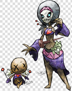 View Voodoo Fakemon By T Reqs d7qcrnh     Rule34 Jack Skellington And Sally  HD Png Download