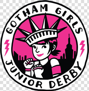 Ggrd Logo Travel Teams Juniors   Gotham Girls Roller Derby Logo  HD Png Download