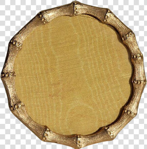 Vintage Gilt Metal Faux Bamboo Round Picture Frame   Vintage Gold Bamboo Picture Frame  HD Png Download