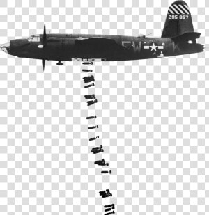 Us Plane Dropping Bombs   World War 2 Planes Bombing  HD Png Download