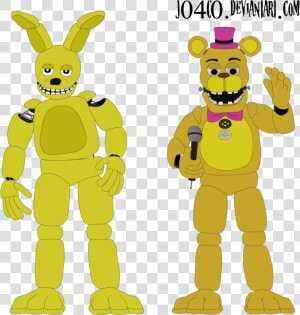 Springbonnie And Fredbear Fredbears  HD Png Download