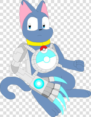 Cyber Claw Riolu  HD Png Download