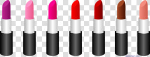 Seven Shades Of Lipstick   Lipstick Clipart  HD Png Download