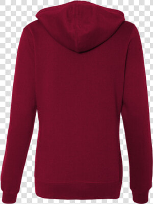 Maroon Hoodie Template Back  HD Png Download