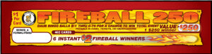 Fireball 250   J fb250 Card   Orange  HD Png Download