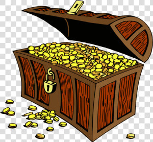 Transparent Treasure Pile Png   Transparent Treasure Chest Clipart  Png Download