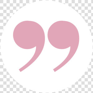 Quote Marks Circle   Circle  HD Png Download