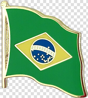 Brazil Flag Lapel Pin   Brazil Flag Lapel Png  Transparent Png