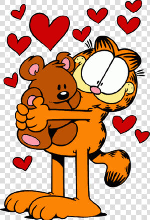 Garfield And Pookie  HD Png Download