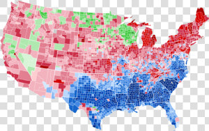 1952 Presidential Election By County  HD Png Download