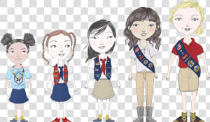 American Heritage Girl Png   American Heritage Girls Paper Dolls  Transparent Png