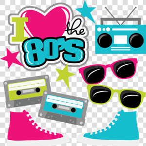 I Love 80s Png   Decoracion Fiesta Tematica De Los 80  Transparent Png