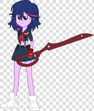 Twilight Sparkle Ryuko Matoi Sunset Shimmer Clothing   Twilight Sparkle As Ryuko Matoi  HD Png Download