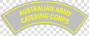 Australian Army Catering Corps Battledress Flash First   Guste kipp Central City Academy  HD Png Download