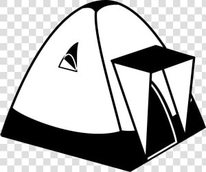 Dome Tent Image Png Clipart   Camping Clipart Black And White  Transparent Png