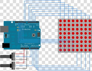 Led Matrix Arduino  HD Png Download