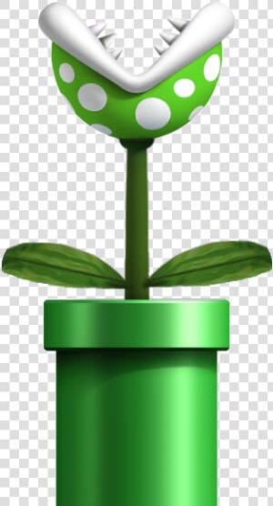 Mario Green Piranha Plant  HD Png Download