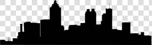 Clip Art City Transprent   Atlanta Skyline Vector Png  Transparent Png