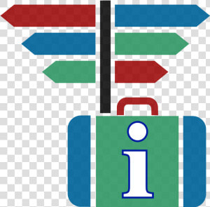 Suitcase Icon Blue Green Red Dynamic V33   Icon  HD Png Download