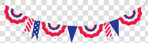 4th Of July Cliparts For Free Bow Clipart Th Patriotic   4th Of July Bunting Clipart  HD Png Download