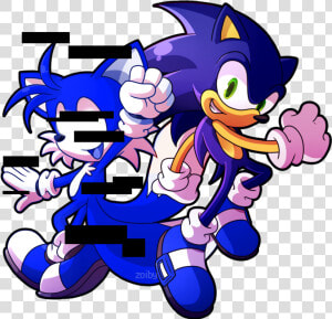 Sprite Redraw Tails And Sonic By Zoiby d83r8m1   Sonic And Tails Sprite  HD Png Download