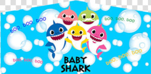 Baby Shark Bounce House Combo Art Panel   Baby Shark Bounce House  HD Png Download