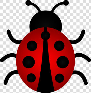 Little Red Ladybug Clip Art   Ladybug Clipart  HD Png Download