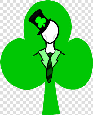 Bad Creepypasta  Irish Slenderman By Suroh   St Patricks Day Slenderman  HD Png Download