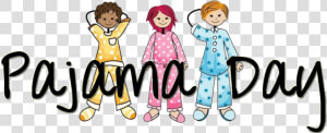 Image Result For Pajama Day Cartoon   Wear Your Pajamas To Work  HD Png Download