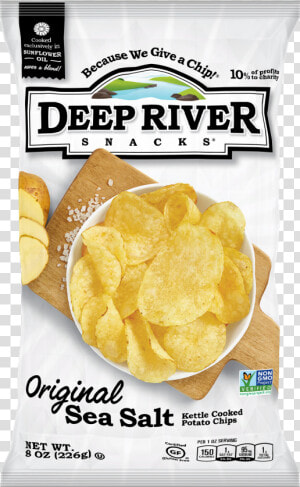 Deep River Sea Salt Chips  HD Png Download