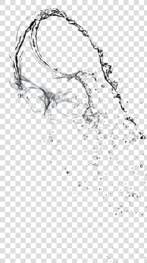 Creative Water Drop Hand Drawing Transparent Decorative   Portable Network Graphics  HD Png Download