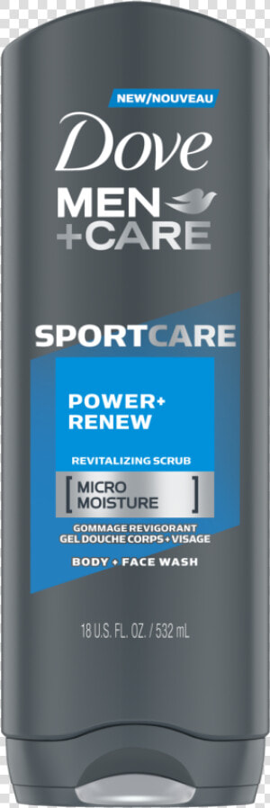 Dove Men Care Sportcare Body Wash Power Renew 18 Oz   Dove Men Sport Care Body Wash  HD Png Download